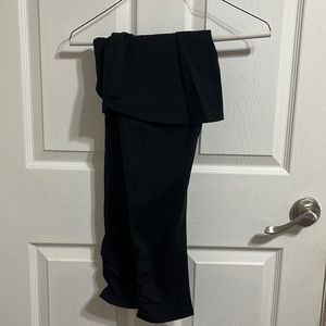 Athleta Womens Skirted Leggings - Medium - Black